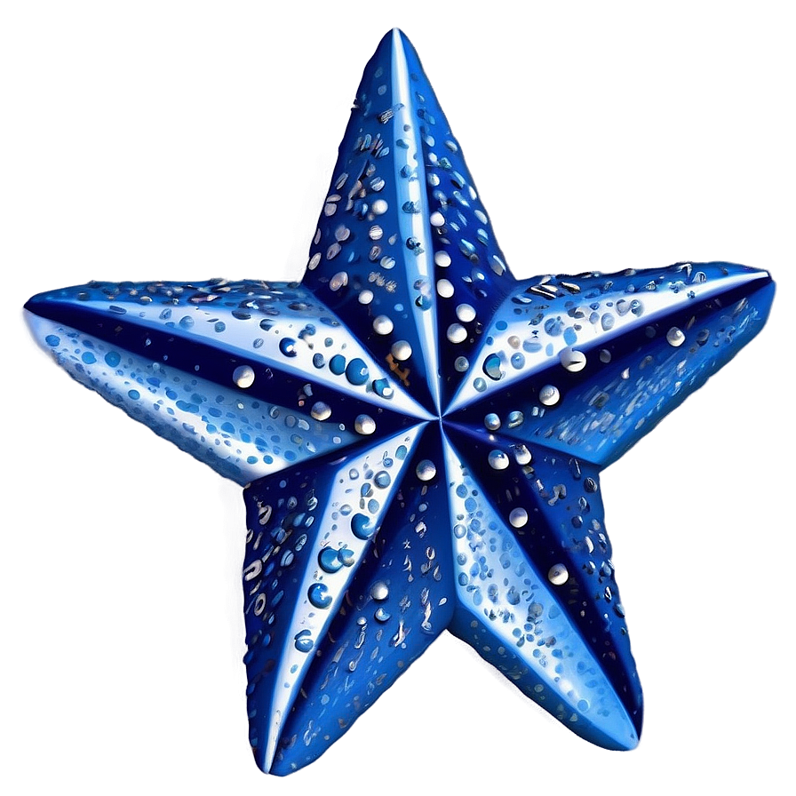 Blue Sparkle Star Png Dub57 PNG Image