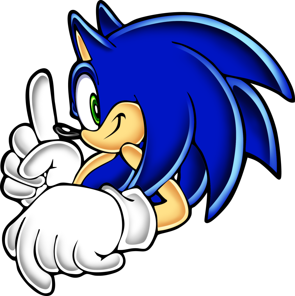 Blue Speedster Adventure Pose PNG Image