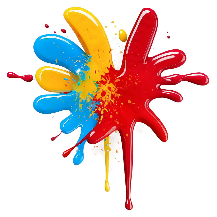 Blue Splat Png 34 PNG Image