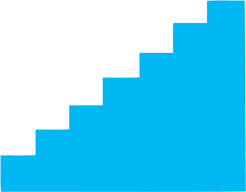 Blue_ Staircase_ Graphic PNG Image