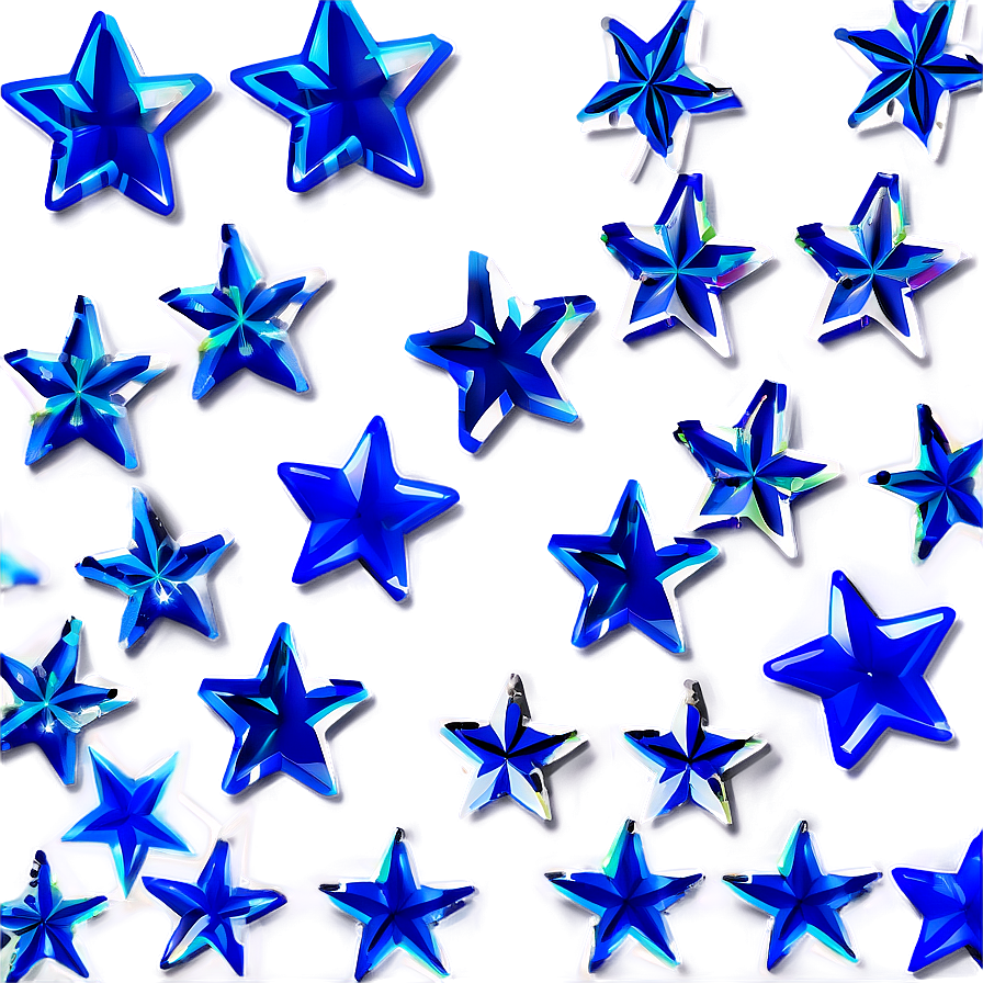 Blue Stars Graphic Png 92 PNG Image