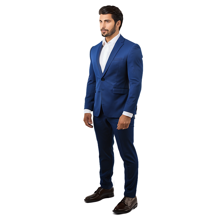 Blue Suit Png Qho86 PNG Image