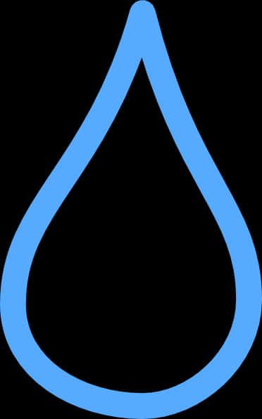 Blue_ Tear_ Drop_ Graphic PNG Image