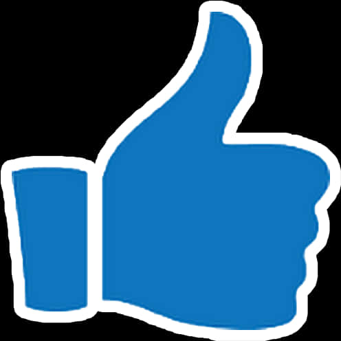 Blue_ Thumbs_ Up_ Icon PNG Image