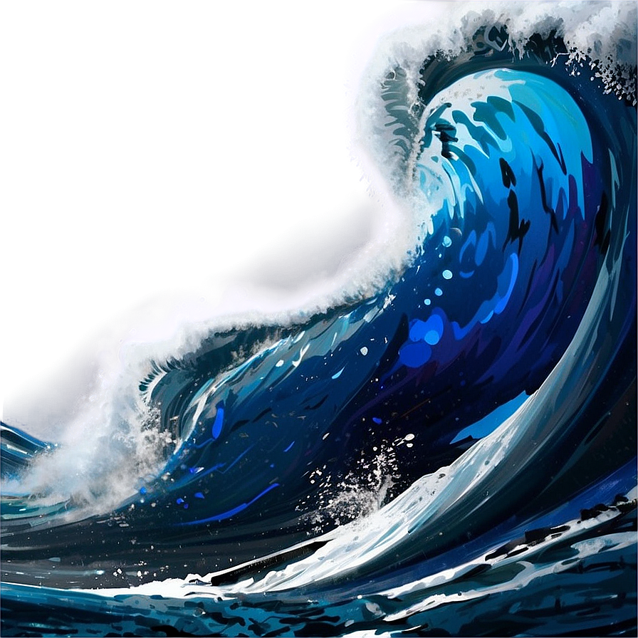 Blue Tidal Wave Png Jbp PNG Image