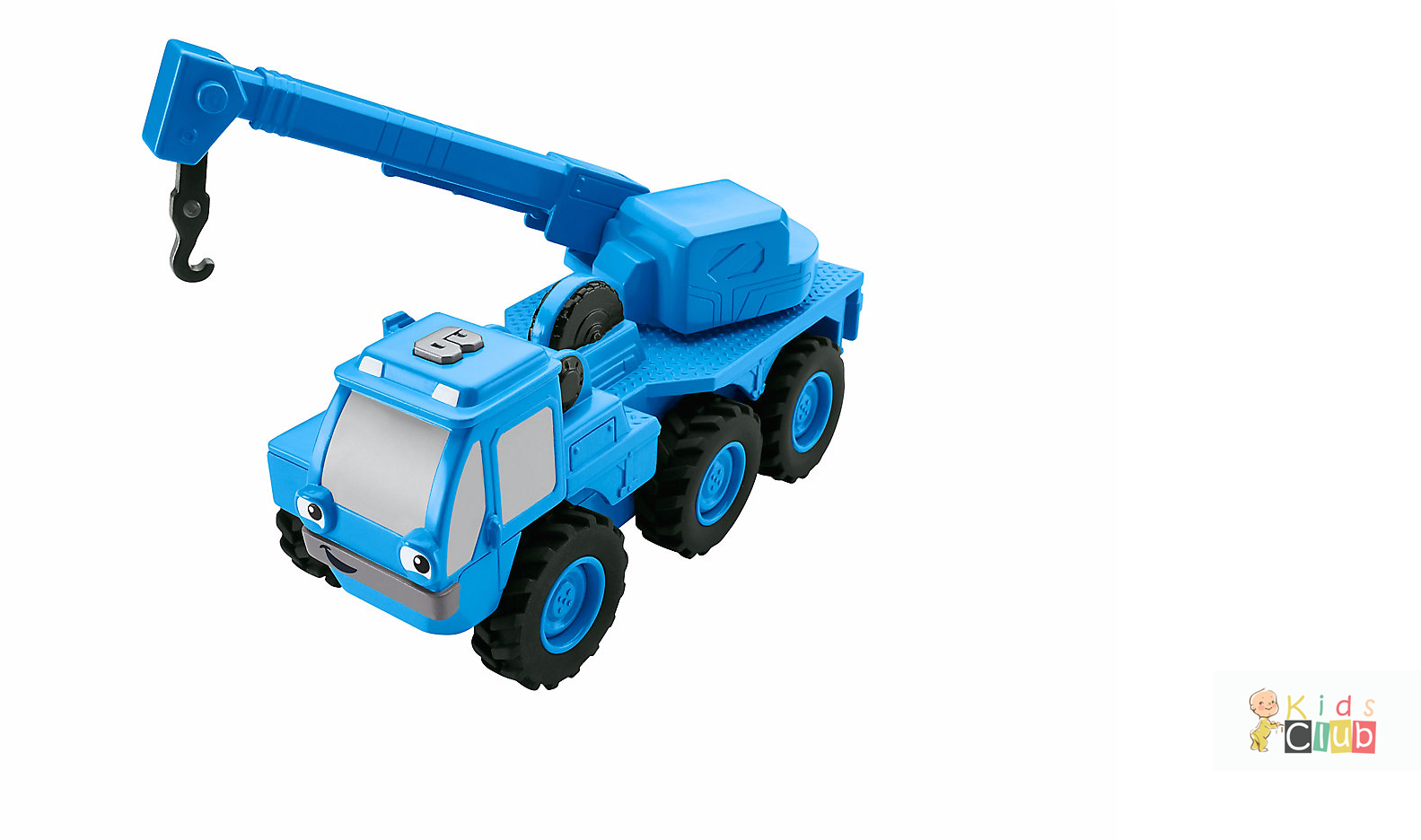 Blue Toy Crane Truck PNG Image