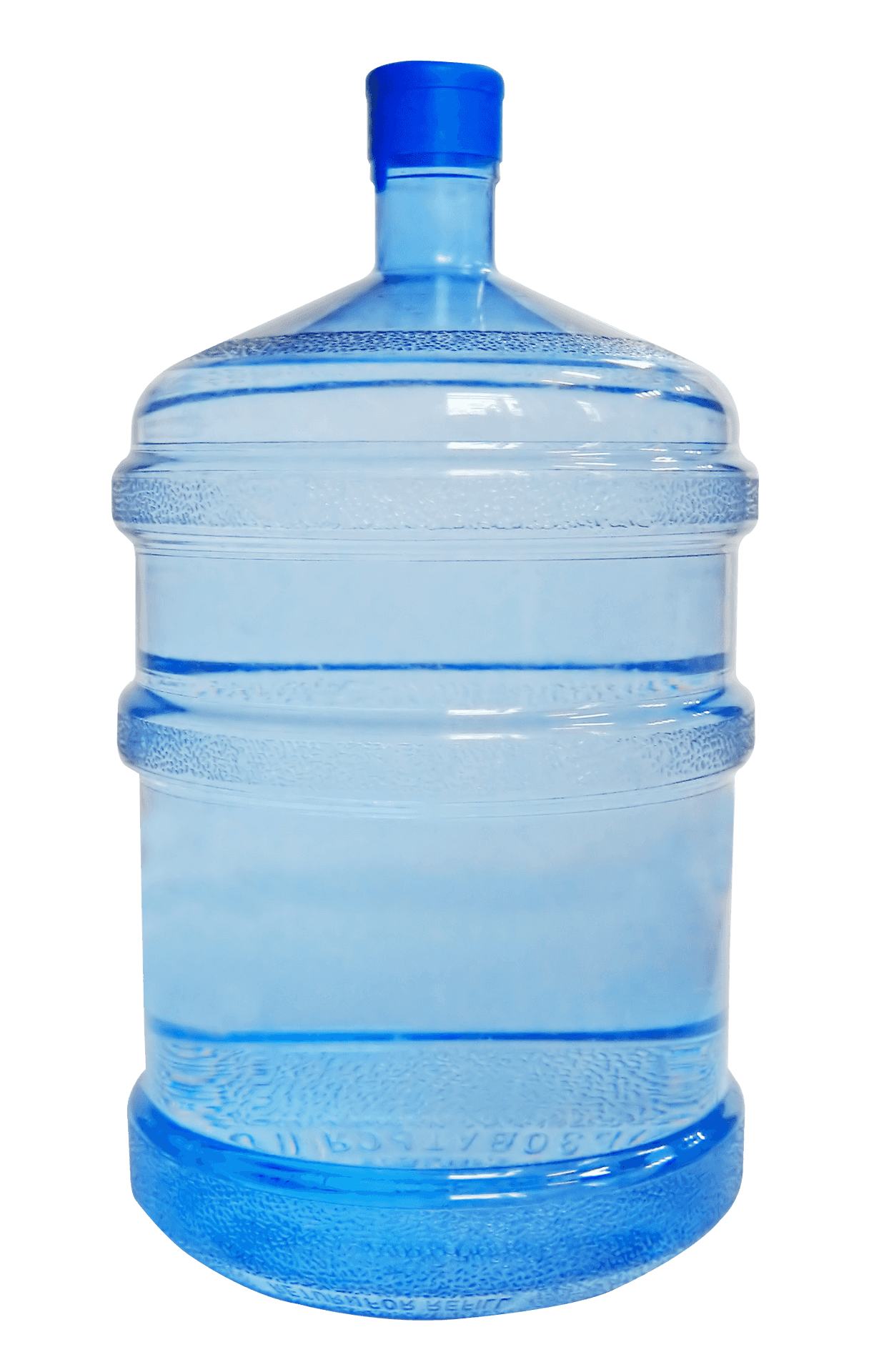 Blue Water Jug Transparent Background PNG Image