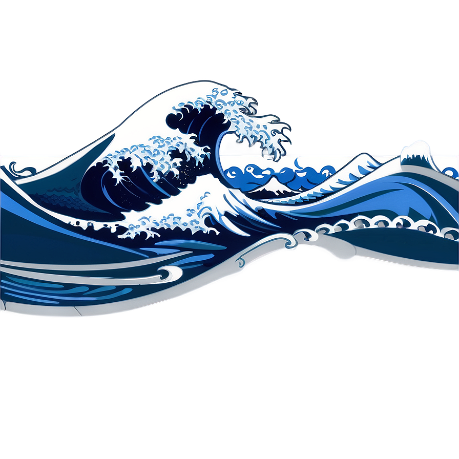 Blue Wave Border Png 78 PNG Image