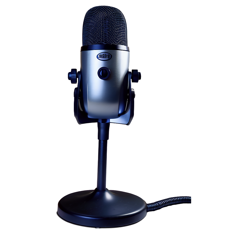 Blue Yeti Adjustable Microphone Png 31 PNG Image