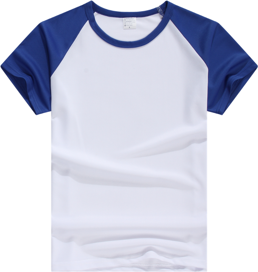 Blueand White Raglan T Shirt PNG Image