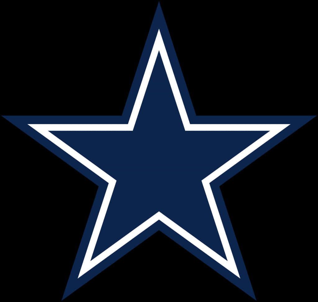 Blueand White Star Logo PNG Image