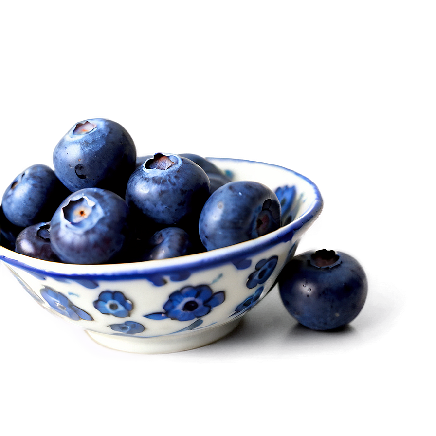 Blueberries In Bowl Png 05242024 PNG Image