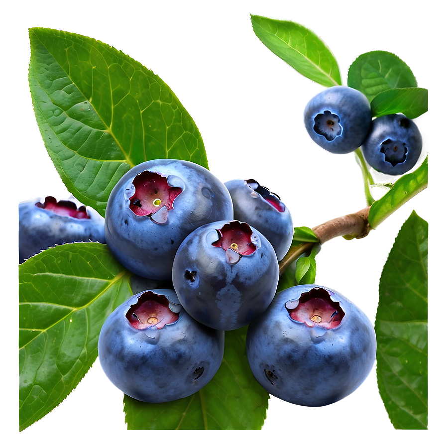 Blueberry Bunch Png 05242024 PNG Image