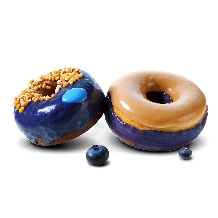 Blueberry Donut Png Xbm73 PNG Image