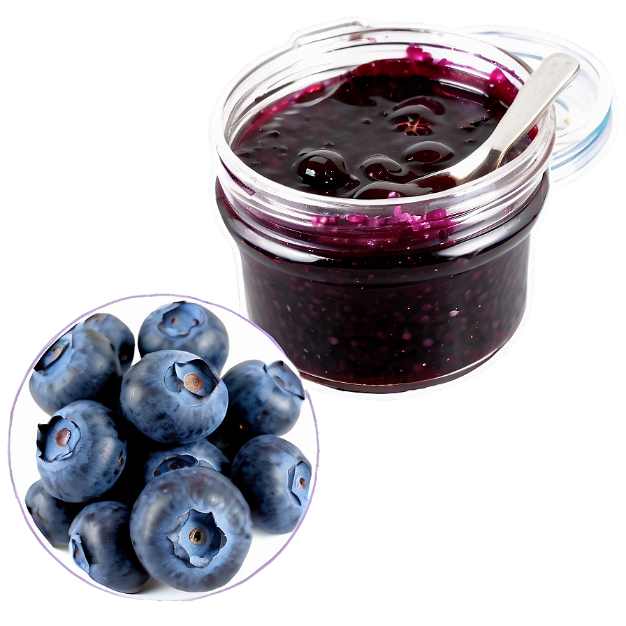 Blueberry Jam Prep Png 10 PNG Image