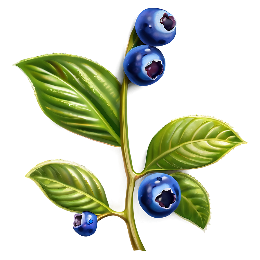 Blueberry Sprig Png 1 PNG Image