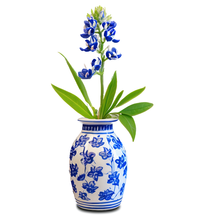 Bluebonnet In A Vase Png 42 PNG Image