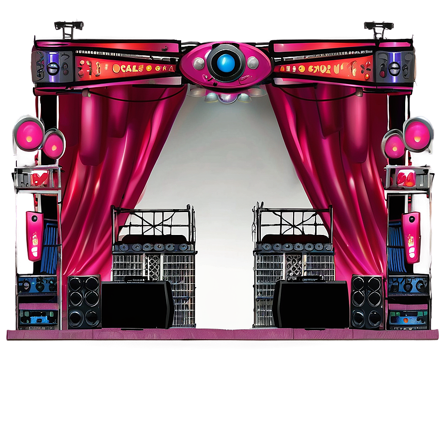 Blues Concert Stage Setting Png 81 PNG Image