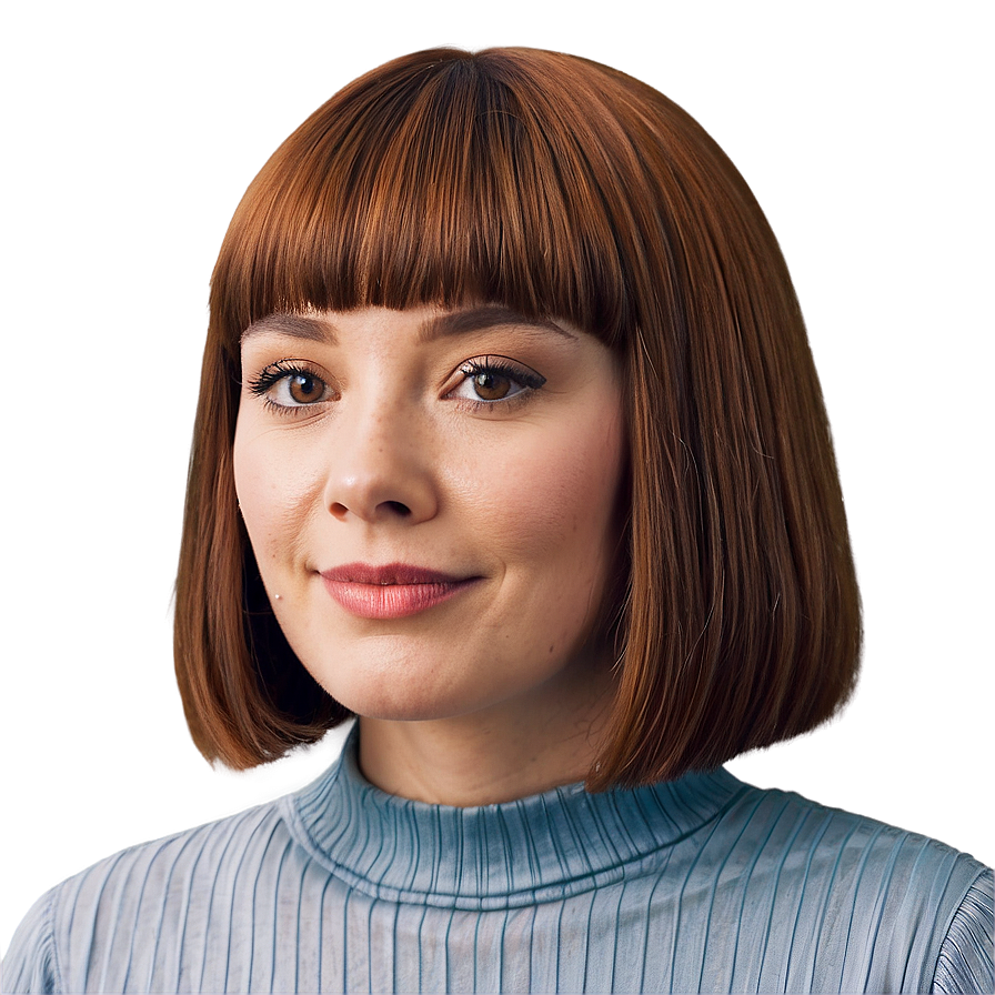 Blunt Karen Haircut Png Upw PNG Image