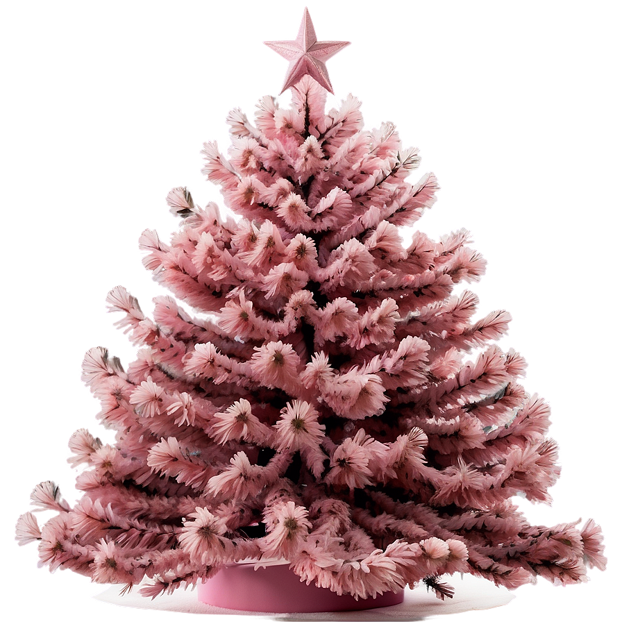 Blush Pink Christmas Tree Png 68 PNG Image