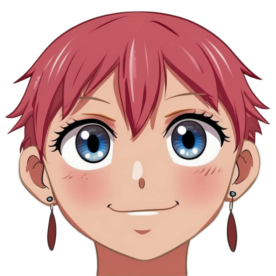 Blushing Anime Face Png Nvu PNG Image