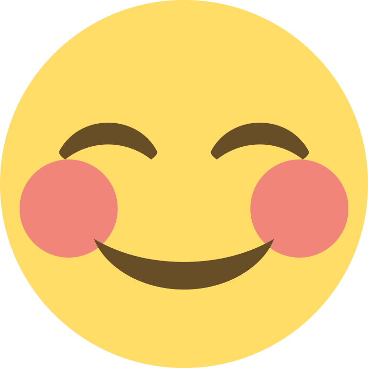 Blushing Smiley Emoji.png PNG Image