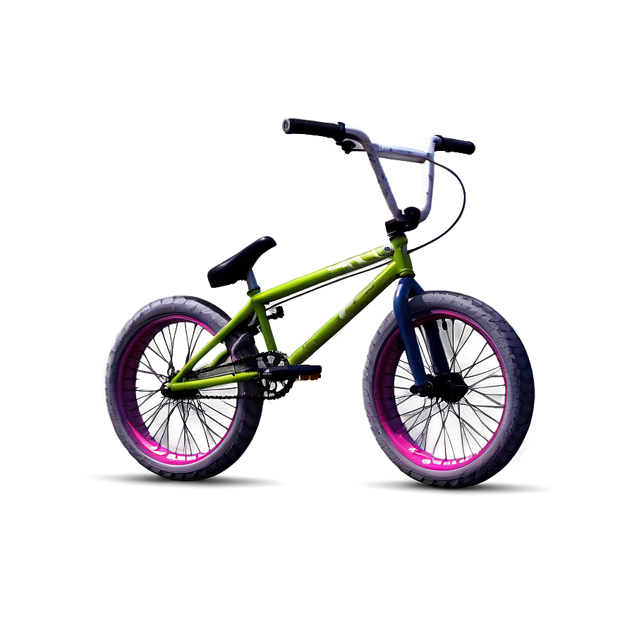 Bmx Bike Grunge Style Png Hov PNG Image