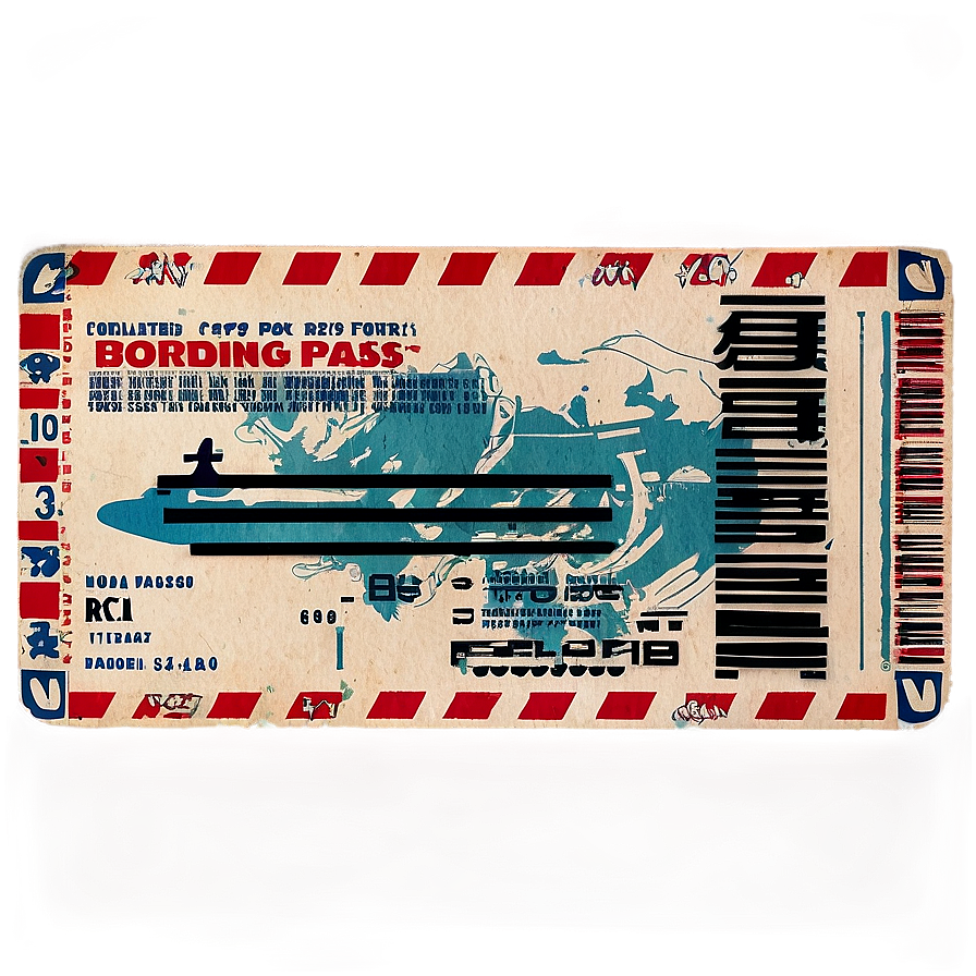 Boarding Pass Stamp Png 05252024 PNG Image