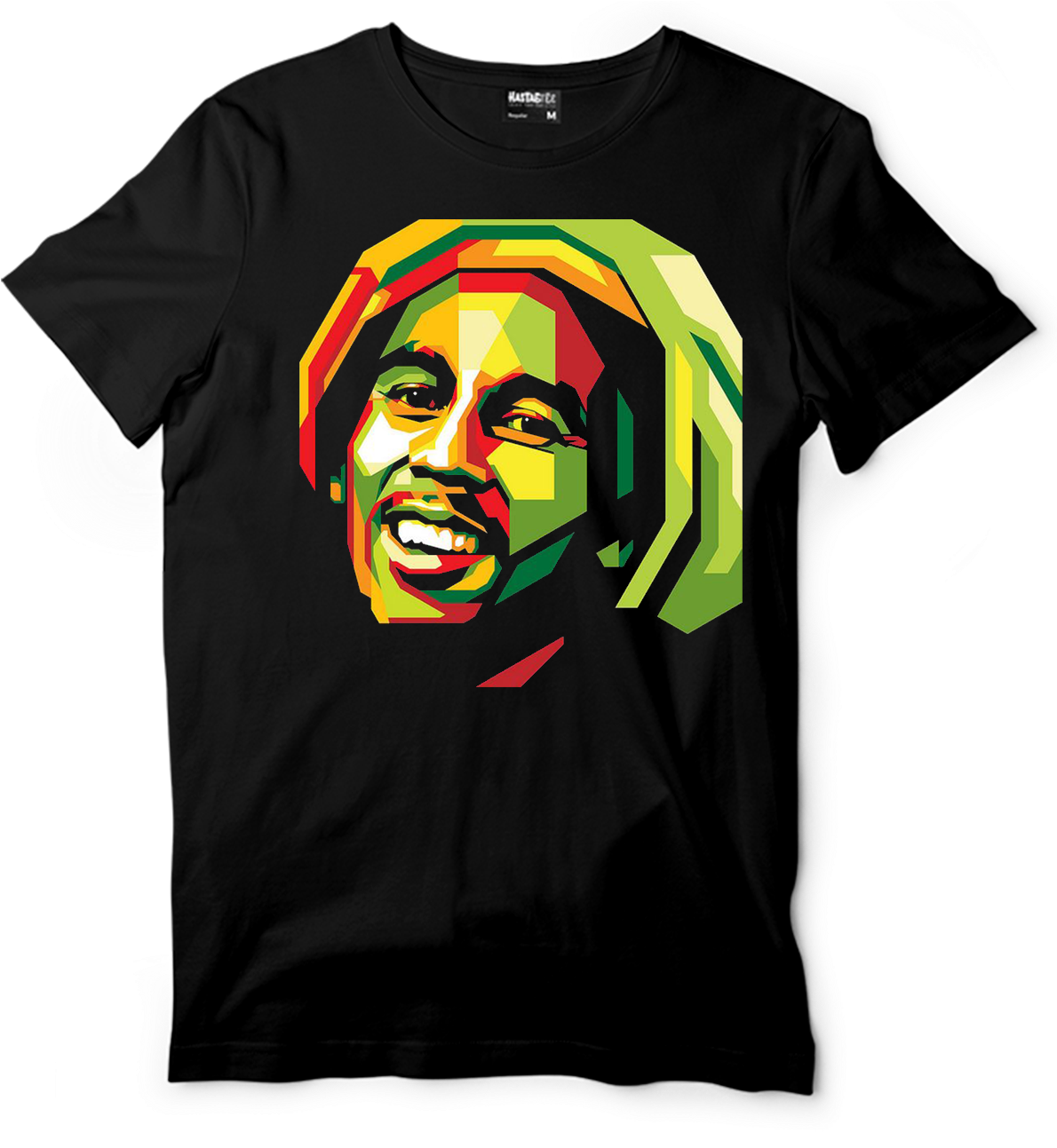 Bob Marley Graphic Tee Design PNG Image