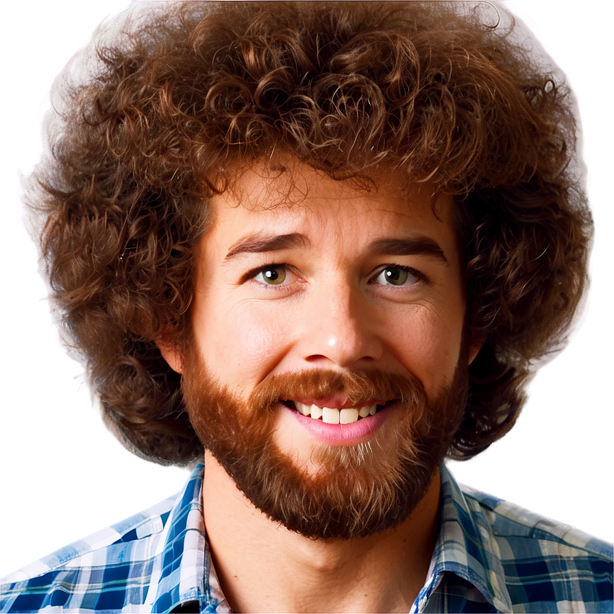 Bob Ross Hair Emoji Png 06282024 PNG Image