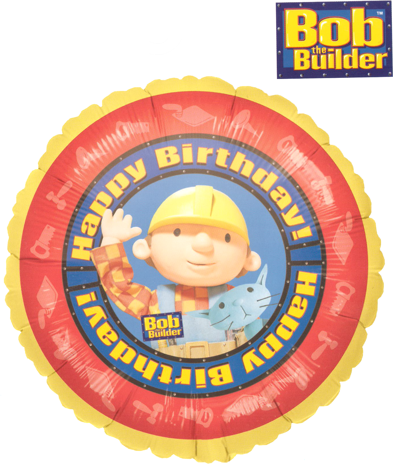 Bob The Builder Birthday Balloon PNG Image