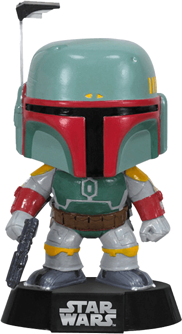 Boba Fett Figurine Star Wars PNG Image