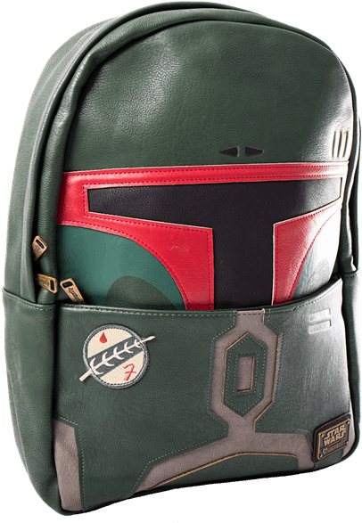 Boba Fett Helmet Inspired Backpack PNG Image