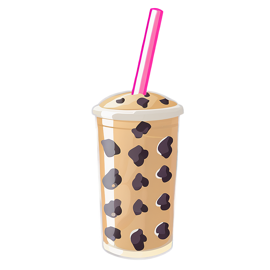 Boba Tea With Cookies Png 45 PNG Image