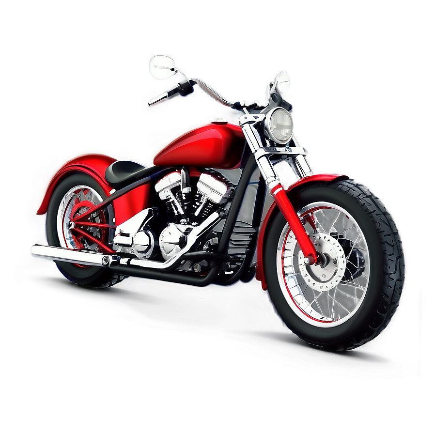 Bobber Motorcycle Art Png 22 PNG Image