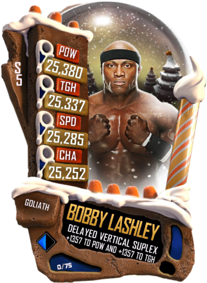 Bobby Lashley Wrestling Card PNG Image