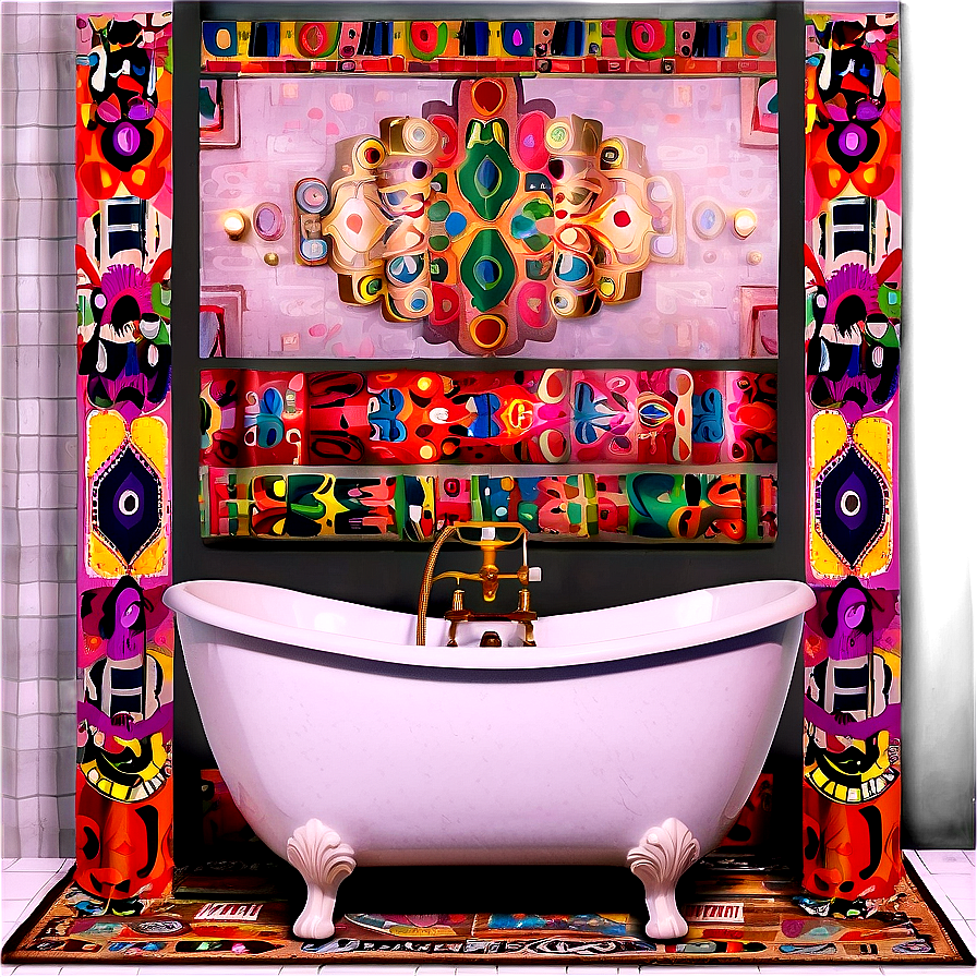 Bohemian Bathroom Inspirations Png 05242024 PNG Image