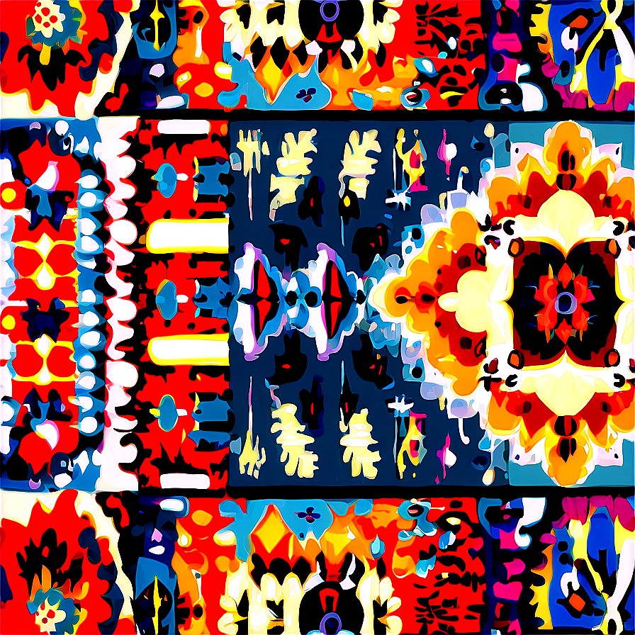 Bohemian Chic Carpet Png Mfx17 PNG Image