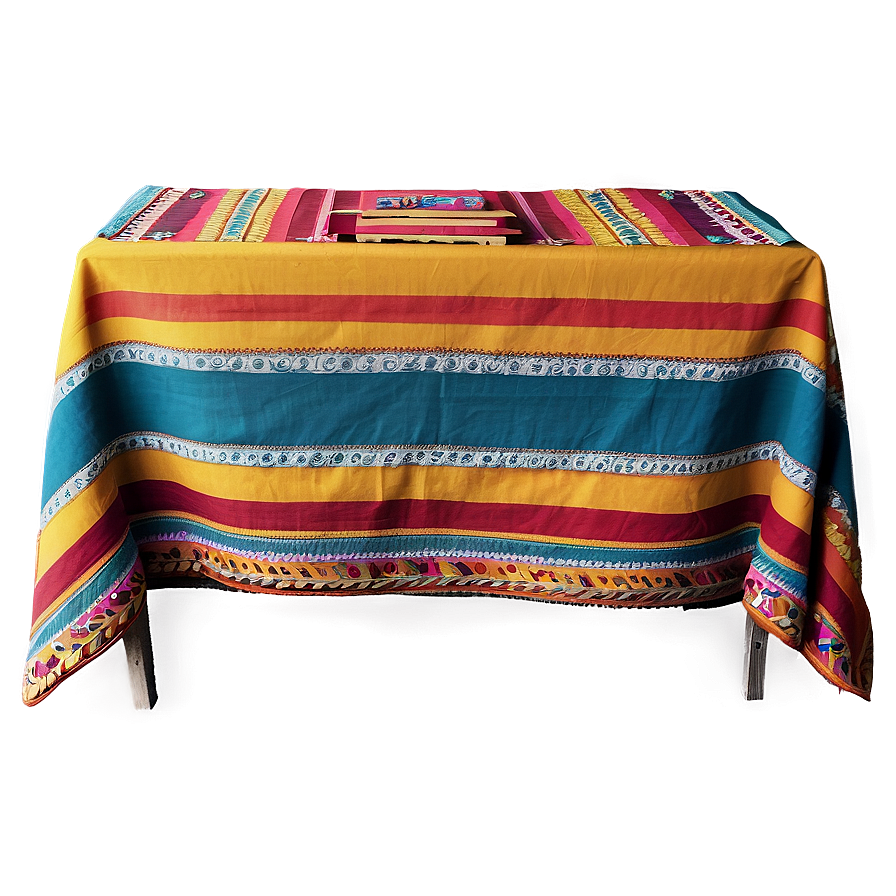 Bohemian Chic Table Cloth Png Mpr26 PNG Image