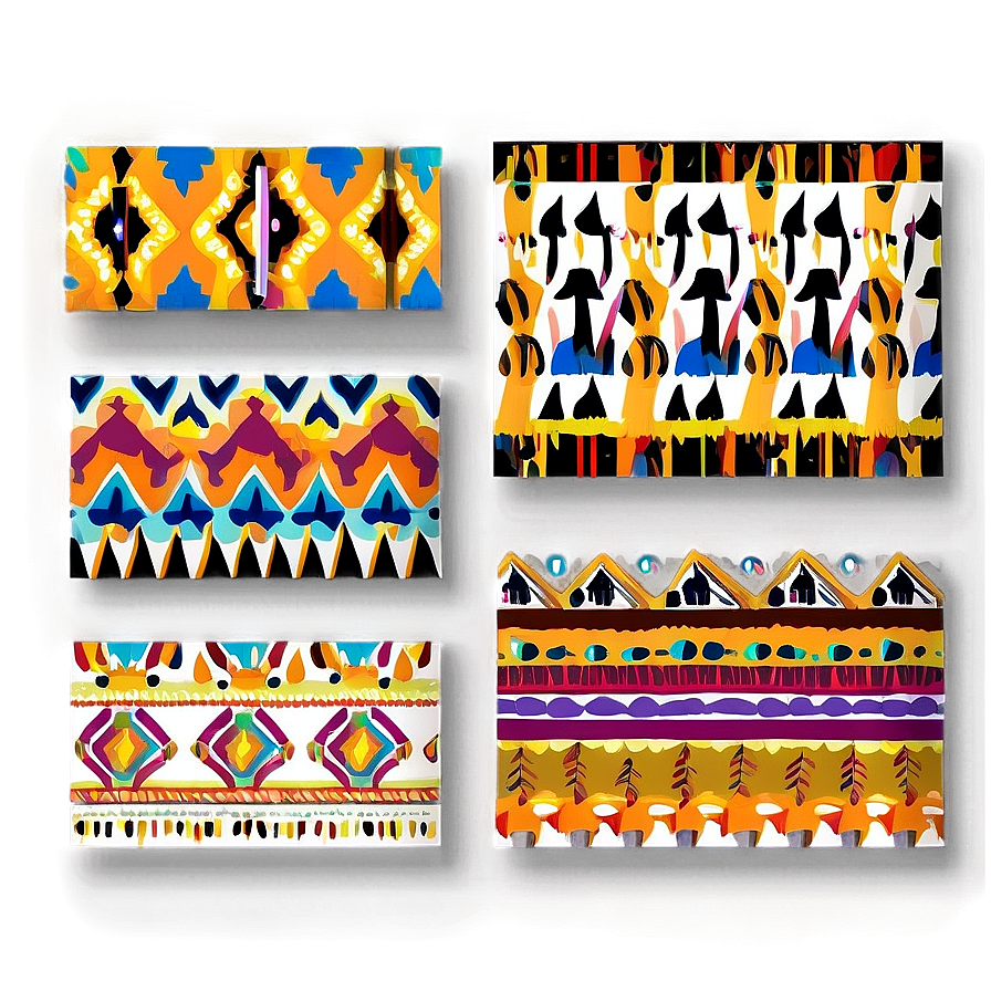 Boho Chic Patterns Png Bya16 PNG Image