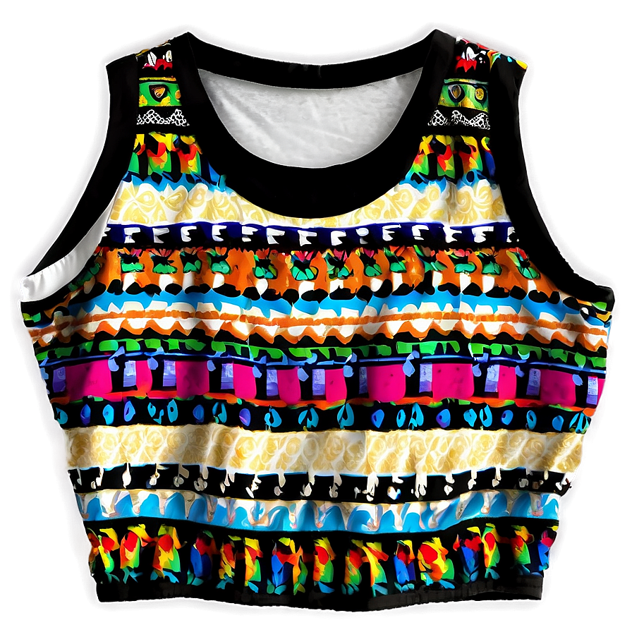 Boho Crop Top Png Svs29 PNG Image