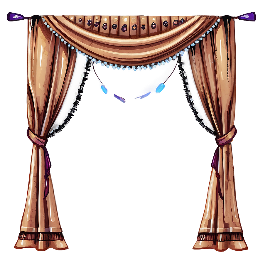 Boho Curtains Png 05252024 PNG Image