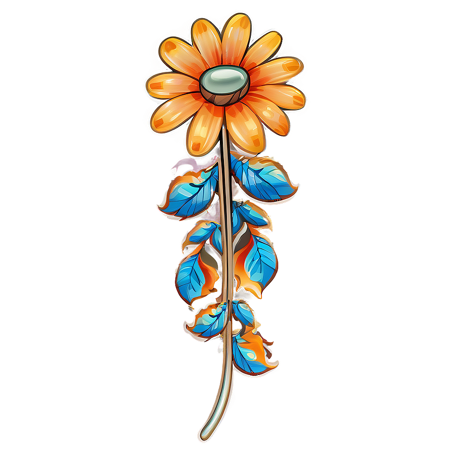 Boho Flowers Tattoo Png Xin54 PNG Image