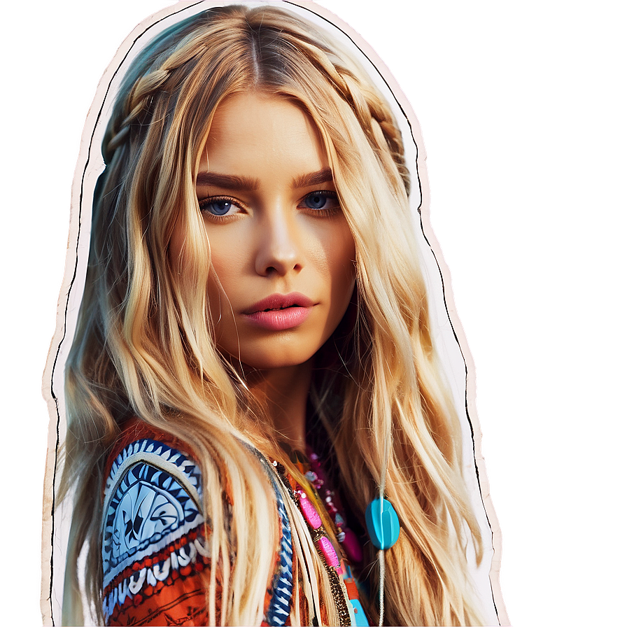 Boho Hair Clipart Png 35 PNG Image