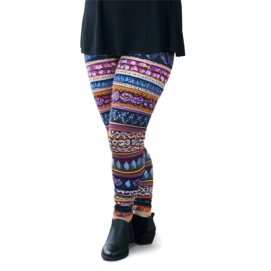 Boho Leggings Png Yon PNG Image