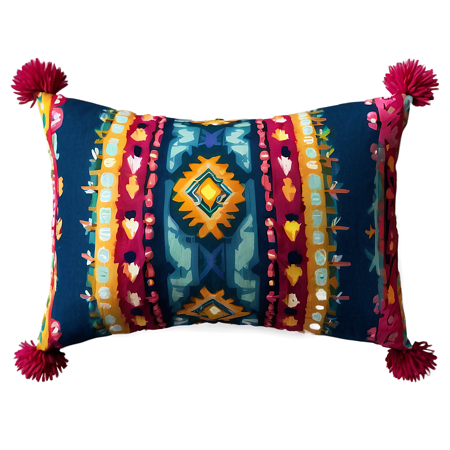 Boho Pillow Png Vxc PNG Image