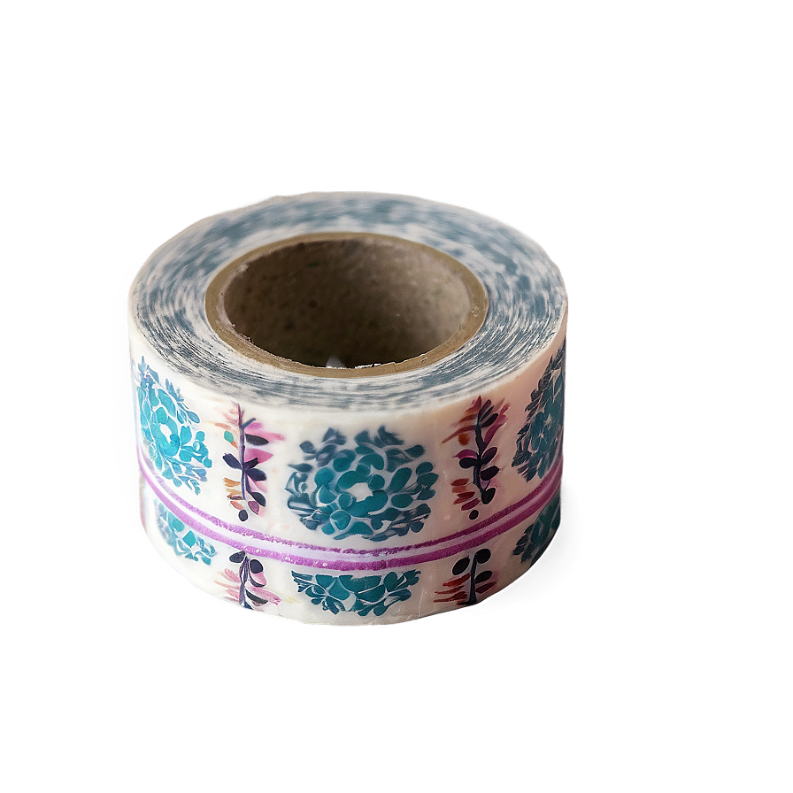 Boho Washi Tape Aesthetic Png 06272024 PNG Image