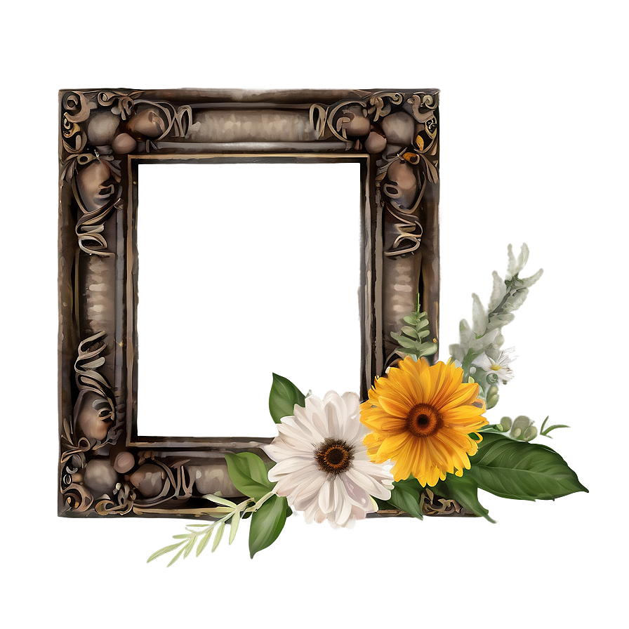 Boho Wedding Frame Png 06262024 PNG Image