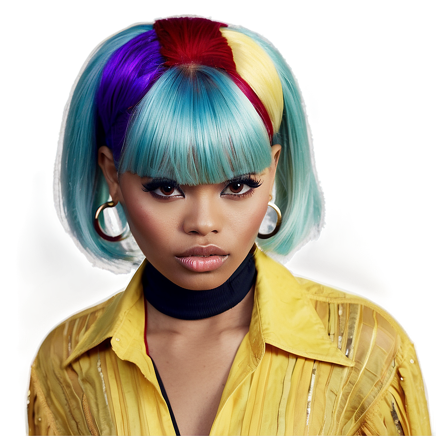 Bold Bangs Statement Png Mys PNG Image