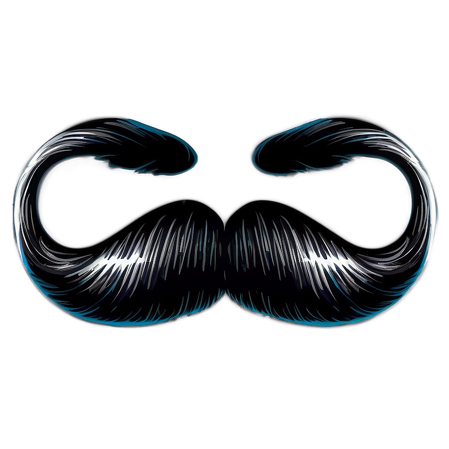 Bold Biker Mustache Png Iot47 PNG Image